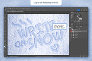 Write on Snow Text Effect, a Layer Style Add-On by Andrew Skoch Design (Thumbnail 5 of 5)