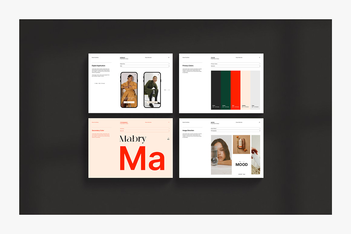 Against – Brand Guidelines, a Presentation Template by S A N D Y (Photo 6 of 10)
