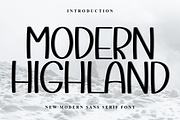 Modern Highland, a Sans Serif Font by InermediaSTUDIO (Thumbnail 1 of 8)