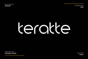 Teratte Minimalist Logo Font, a Sans Serif Font by Artiveko (Thumbnail 1 of 10)
