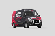 Cargo Van Mockup Set, an Advertising Mockup by Deeplab (Thumbnail 10 of 10)