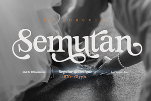 Semutan - Serif Display Font