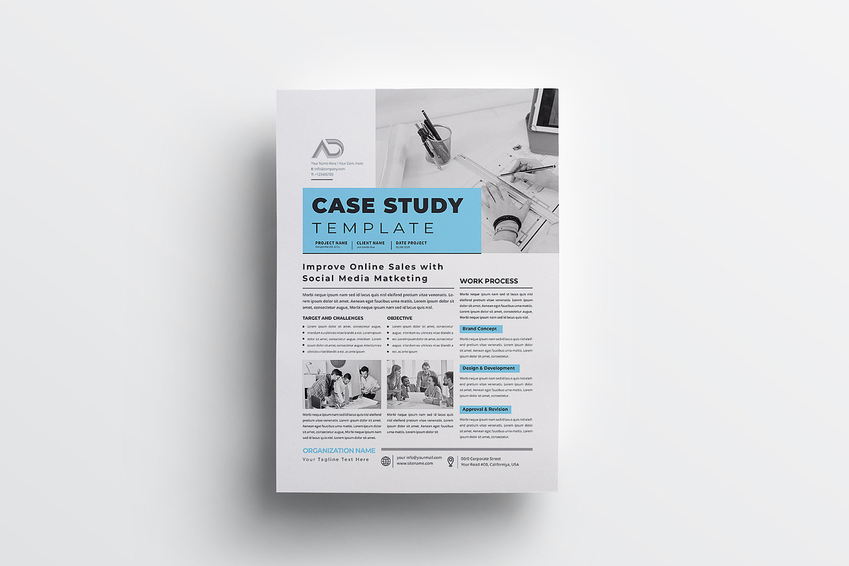Case Study | MS Word & Indesign, a Brochure Template by design_hut (Photo 2 of 4)