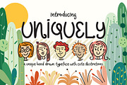 Uniquely, a Script Font by caocastudio (Thumbnail 1 of 5)