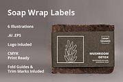 4 Soap Wrap Labels ( +2 Free ), a Templates & Theme by MHLY (Thumbnail 1 of 3)