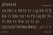 Belorient Condensed Serif Font, a Serif Font by Vadovastd (Thumbnail 2 of 8)