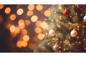 holiday lights blurred ai generated, a Background Photo by pikepicture