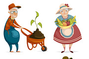 Family farm. Cartoon characters, an Animal Illustration by kateja (Thumbnail 2 of 3)