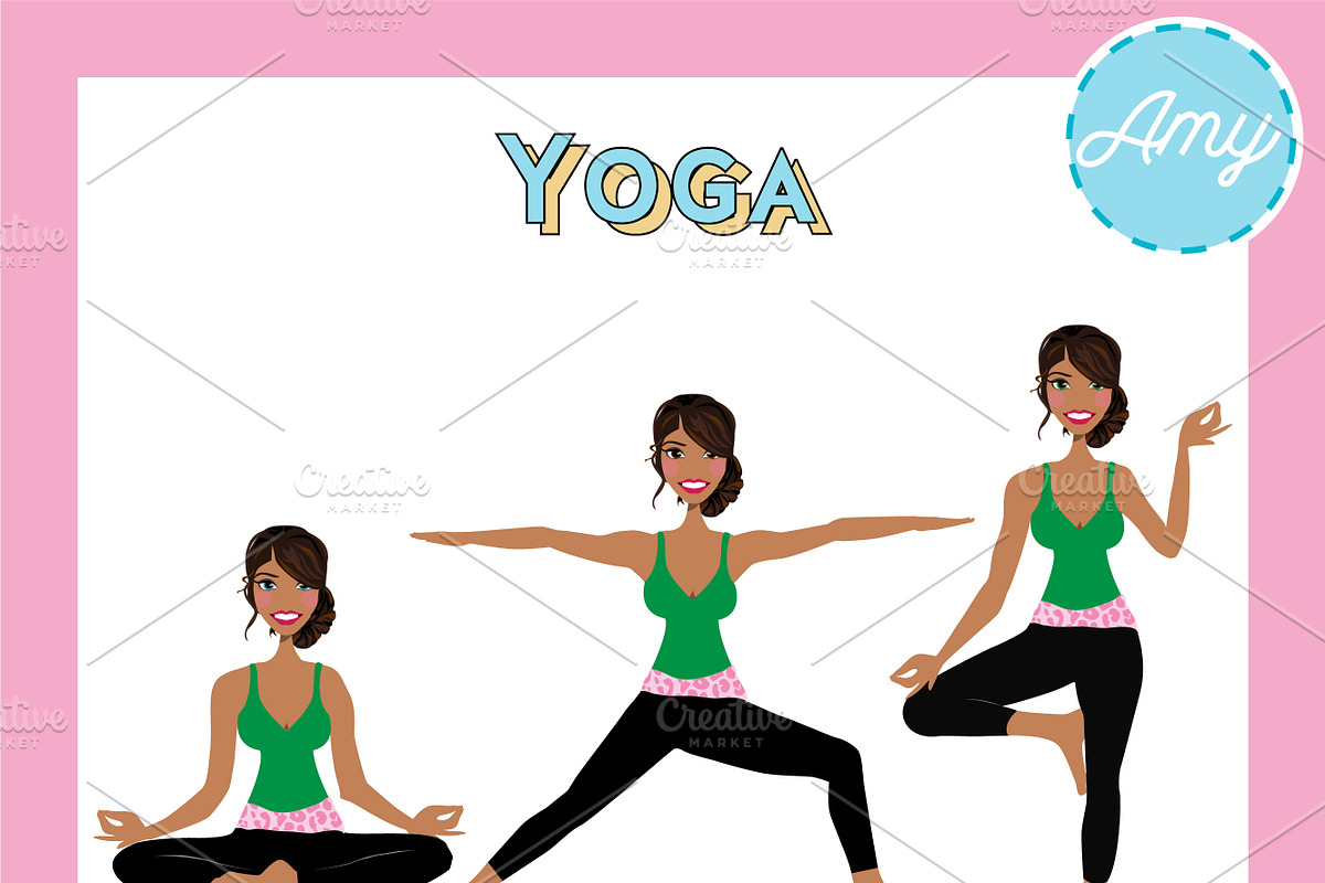 Yoga Teacher Portrait Creator, a Person Illustration by Lauren Lesley Studio (Photo 6 of 43)