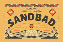 SANDBAD - Vintage Handmade Font
