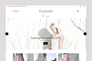 Clean Shopify Theme - Elizabeth, a Shopify Template by LucaThemesCom