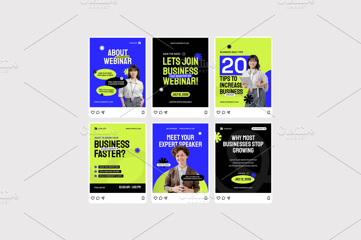 Business Strategy Webinar, a Social Media Template by Izdihaar_Studio (Photo 4 of 4)