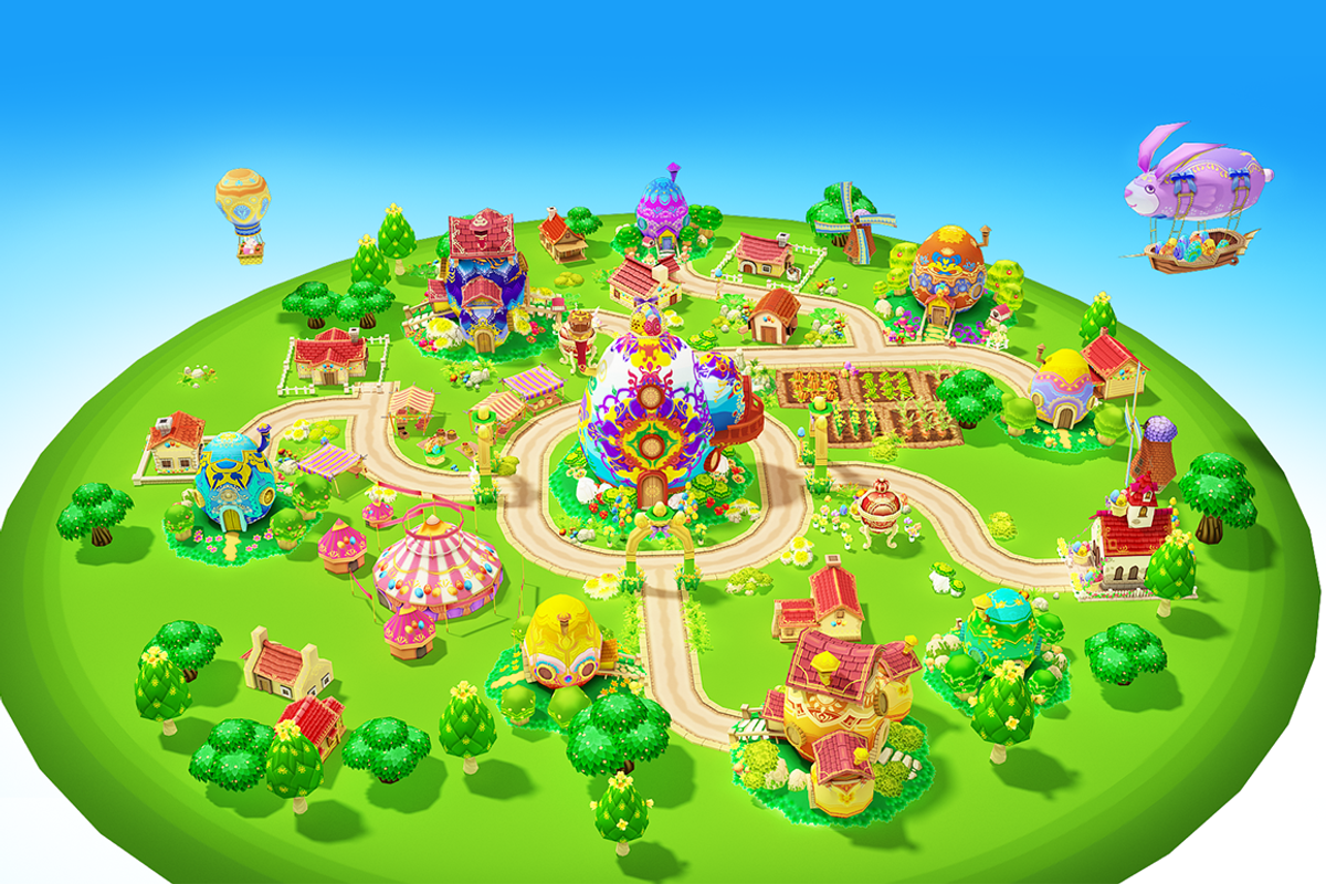 Cartoon Easter Village, an Environmental 3D Model by Souchenki (Photo 2 of 31)
