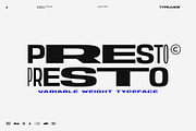 Presto, a Sans Serif Font by TypeJuice™ (Thumbnail 1 of 9)