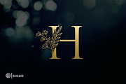 Gold H Letter Logo, a Branding & Logo Template by Bintank Studio (Thumbnail 1 of 2)
