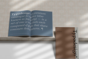 Mockup Book catalogue