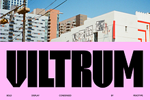 VILTRUM - Super Bold Condensed Font