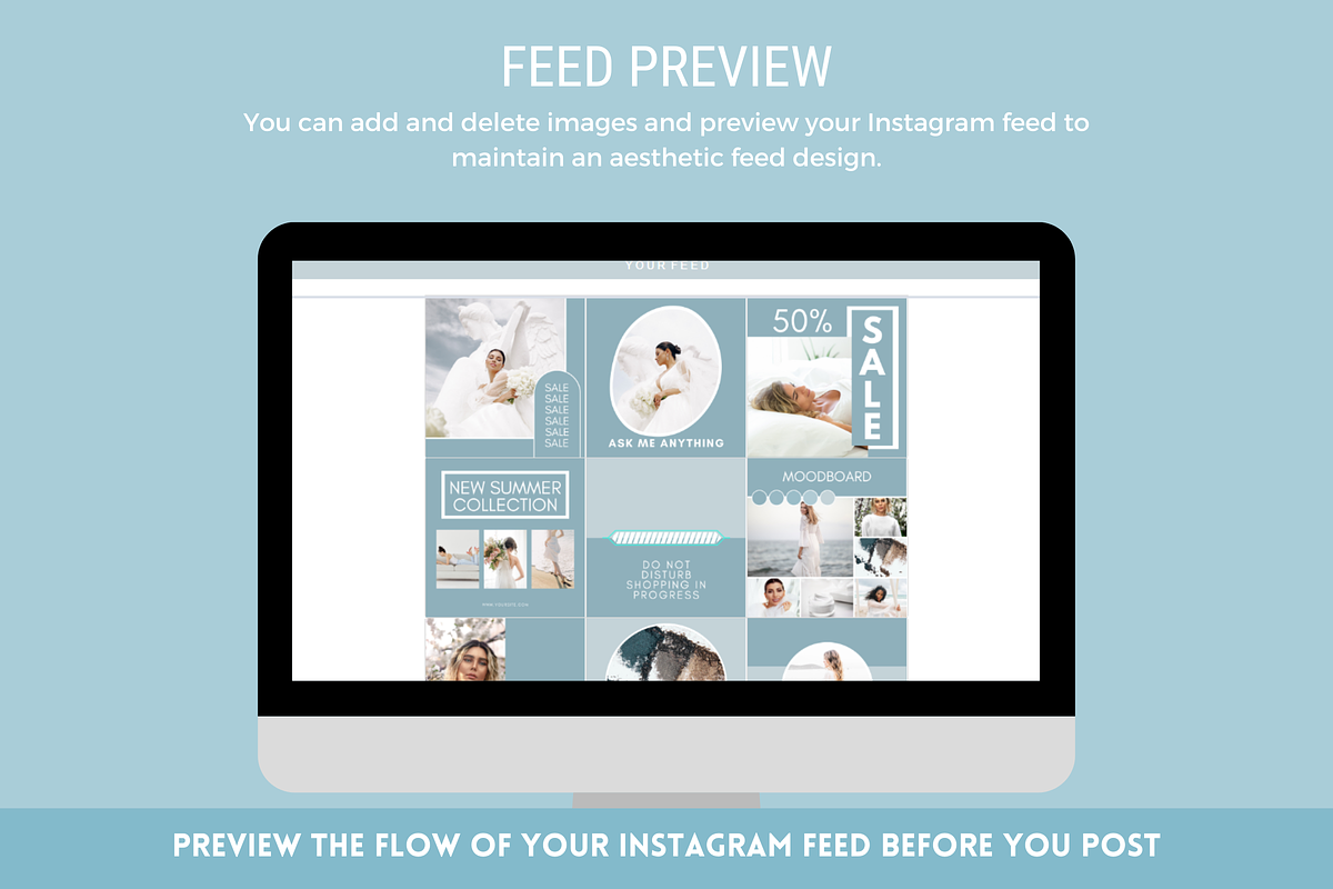 Instagram Planner Google Sheets, a Marketing Template by SunshineStudioBoutique (Photo 4 of 9)