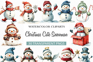 Christmas Cute Snowman Sublimation, an Illustration by Craft Nest