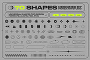 70 Y2K Vector Shapes, an Object Graphic by Parisa-Artstudio (Thumbnail 1 of 7)