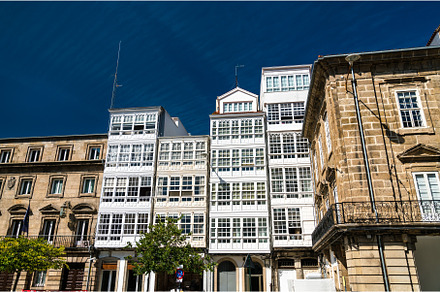 Traditional architecture in A Coruna, an Architecture Photo by Leonid Andronov