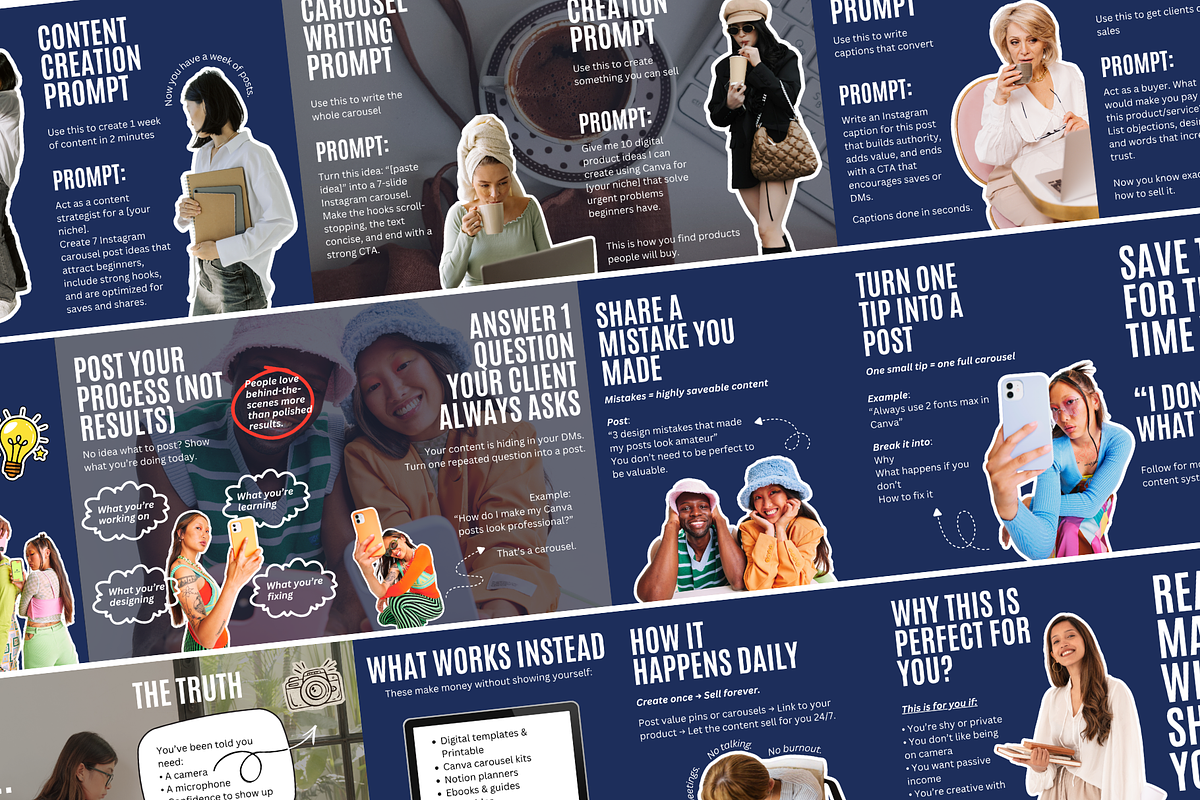 20 Set Of Social Media Carousels, a Social Media Template by thecyella.co (Photo 2 of 5)