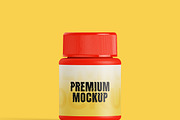 Fully Editable Plastic Jar Mockup, a Cups & Container Mockup by Abdul H Saimon (Thumbnail 1 of 2)