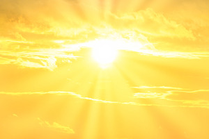 Sunset sky landscape with sunset sun, a Nature Photo by Vapi