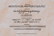 Karmeliya a Handwritten Script Font, a Script Font by Dawnside Graphic (Thumbnail 3 of 13)