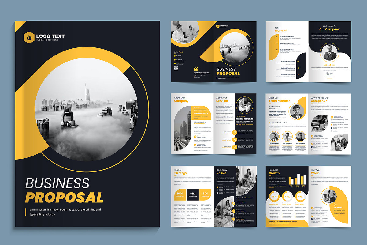 Business Proposal Brochure Template, a Brochure Template by zahidhossainalif (Photo 8 of 8)