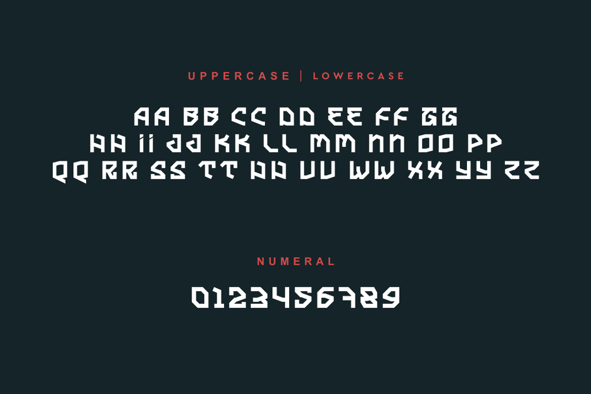 Trabes - Techno Font, a Sans Serif Font by QR Design Studio (Photo 3 of 9)