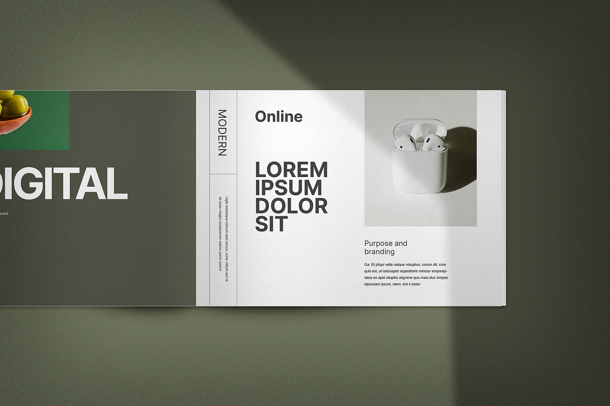 Modern Brand Guidelines, a Marketing Template by evgenystudio (Photo 10 of 10)