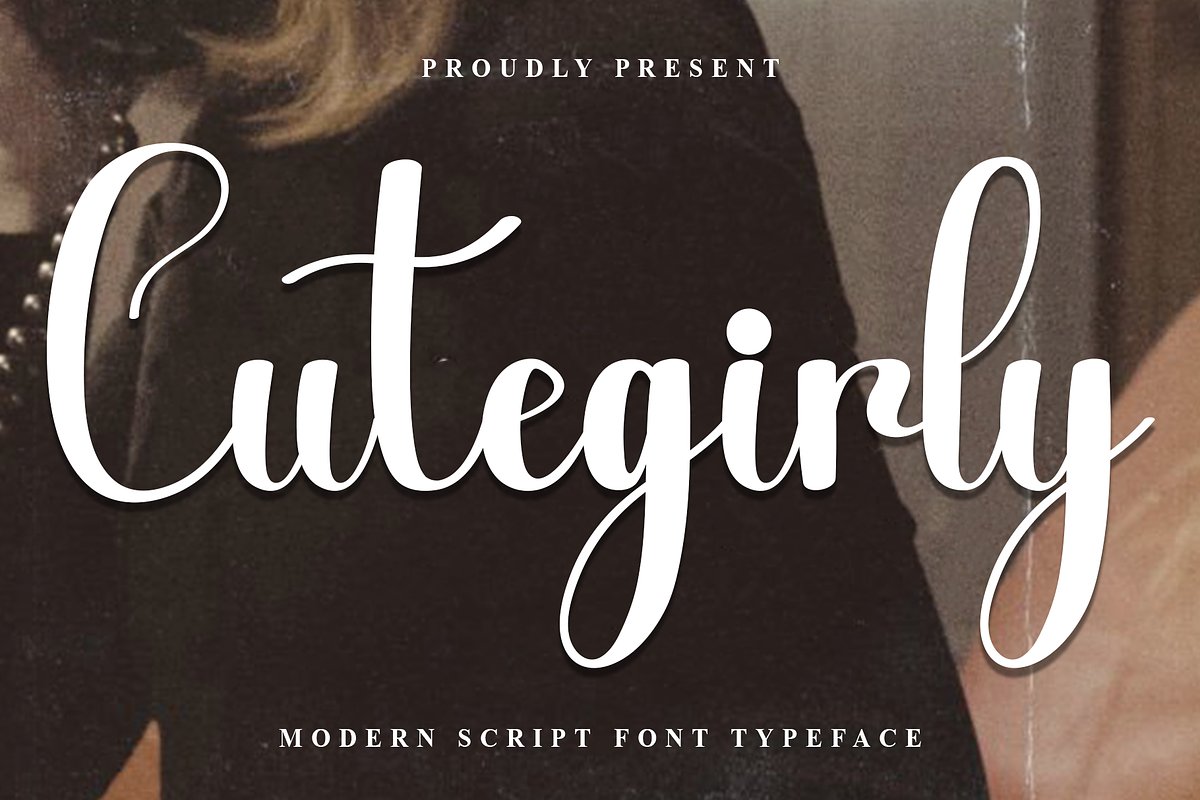 Cutegirly, a Handwritten Font by FreshTypeINK (Photo 1 of 8)