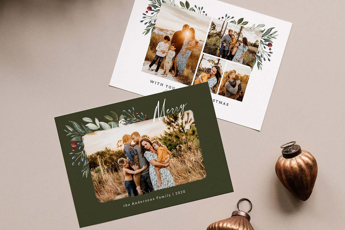 Christmas Card Template CD210, a Card Template by Salsal Design (Photo 2 of 4)