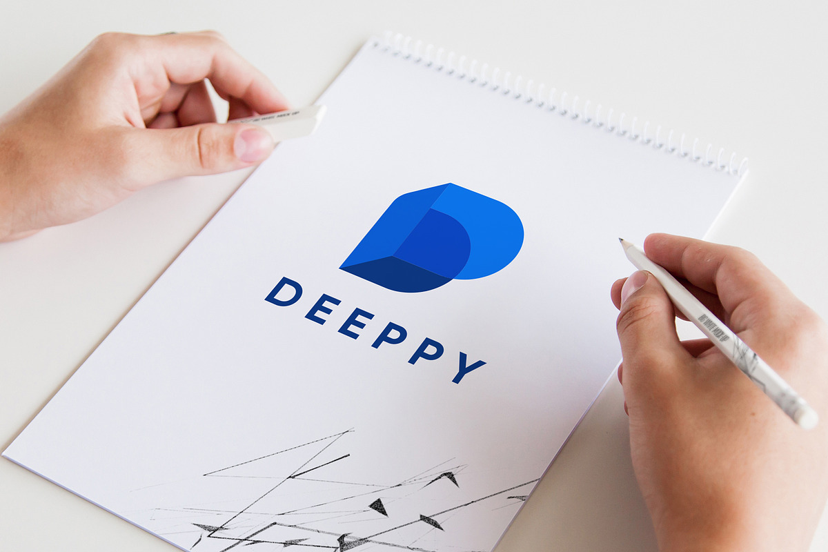 Initial D Logo & Business Card, a Branding & Logo Template by gdrony (Photo 3 of 3)