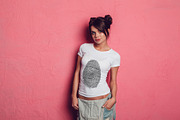 T-Shirt Mock-Up Vol.26 2017, a Shirt Mockup by Freeman Studio (Thumbnail 21 of 26)