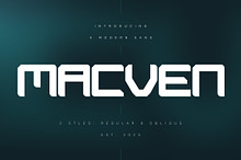 Macven - Modern Geometric Sans Font