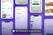 Food Club - Food Ordering App UI Kit, an UI Kit Template by priyank_p (Thumbnail 3 of 7)