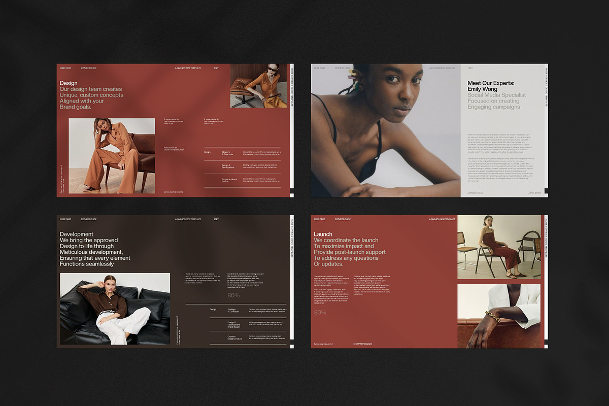 RUBE | Services Guide Presentation, a Presentation Template by CreativexGenius (Photo 10 of 11)