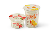 Yogurt Cup Mockup Set | Packaging, a Cups & Container Mockup by Deeplab (Thumbnail 19 of 19)