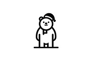 Bear Cute Logo Design, a Branding & Logo Template by Vectorium Studio (Thumbnail 1 of 2)