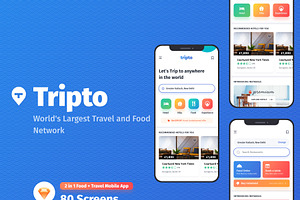 Tripto - Hotel & Food Mobile App