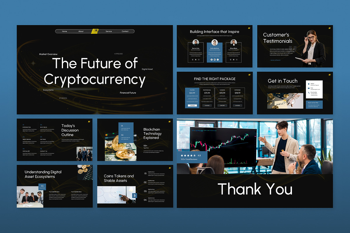 Cryptocurrency Google Slides, a Presentation Template by Antstheme (Photo 4 of 4)