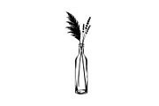 Pampas Grass Bottle Vase Bundle, an Illustration by Gaye Art (Thumbnail 26 of 31)
