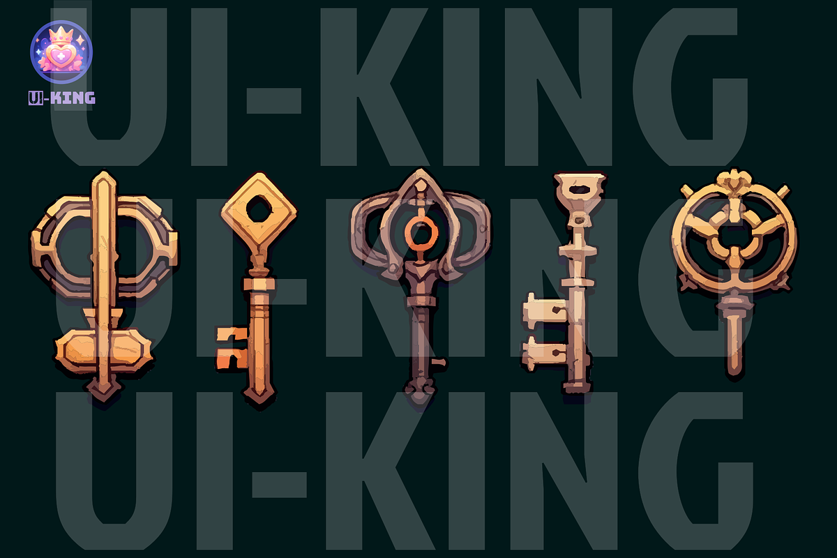 VECTOR KEYS UI, a Person Illustration by UI-KING (Photo 4 of 4)