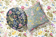 Celia Vintage Floral Seamless Prints, a Pattern Graphic by Pink Linen (Thumbnail 9 of 13)
