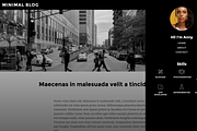 Minimal Blog Drupal 7 Template, a Websites & App Template by MarkVI (Thumbnail 5 of 5)