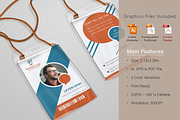 Dazzling Corporate Office ID Card, a Card Template by Dotnpix (Thumbnail 1 of 6)