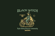Black Witch Logo Template, a Branding & Logo Template by Kreasi Malam (Thumbnail 2 of 8)