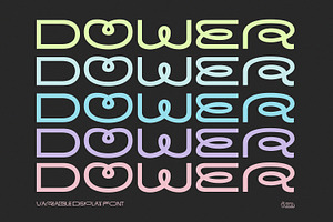 Dower - Playful Display Font